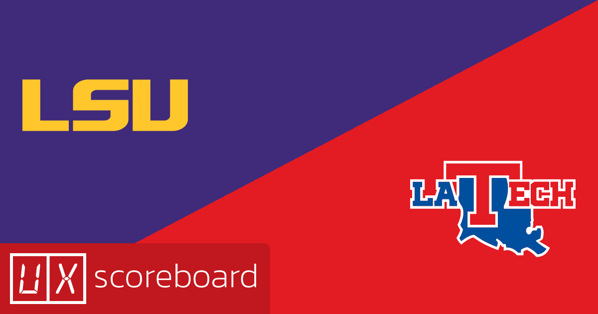 LSU Tigers vs Louisiana Tech Bulldogs game highlights