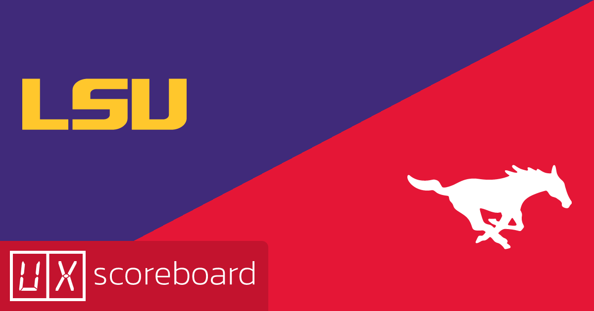 LSU Tigers vs SMU Mustangs game highlights