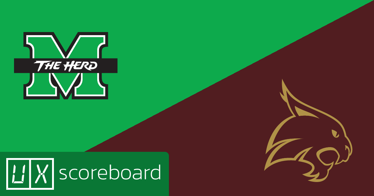 Marshall Thundering Herd vs Texas State Bobcats game highlights
