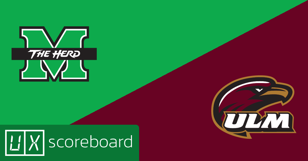 Marshall Thundering Herd vs UL Monroe Warhawks game highlights
