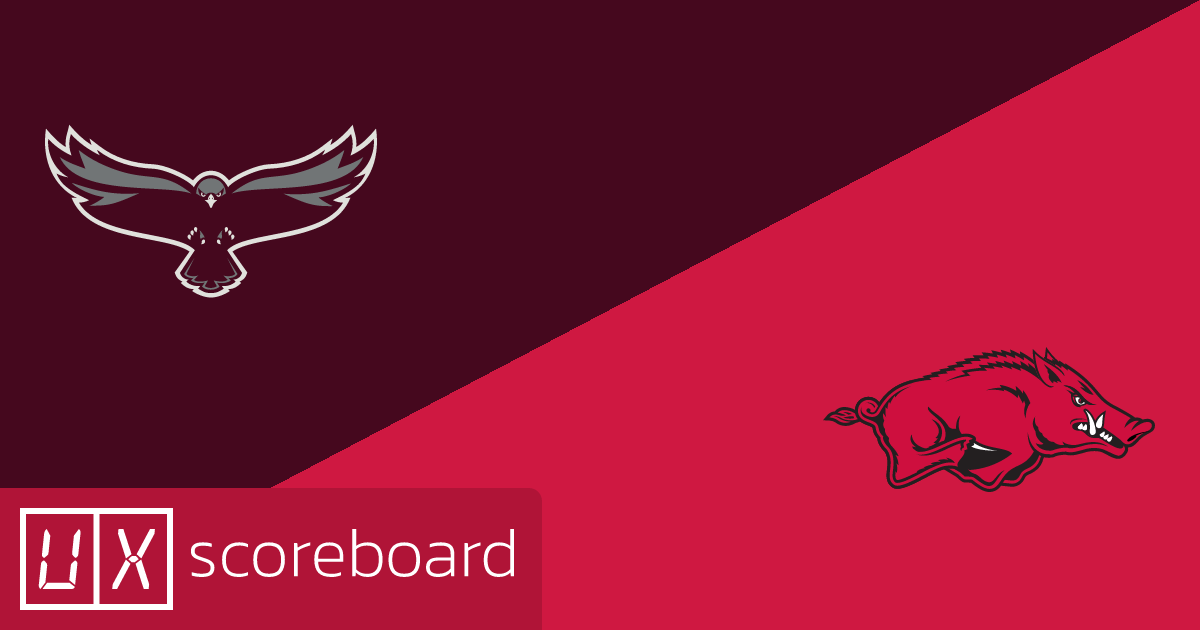 Maryland-Eastern Shore Hawks vs Arkansas Razorbacks game highlights