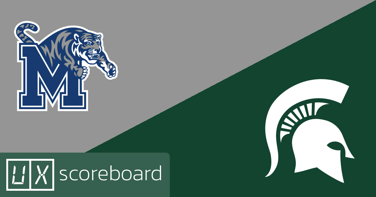 Memphis Tigers vs Michigan State Spartans game highlights