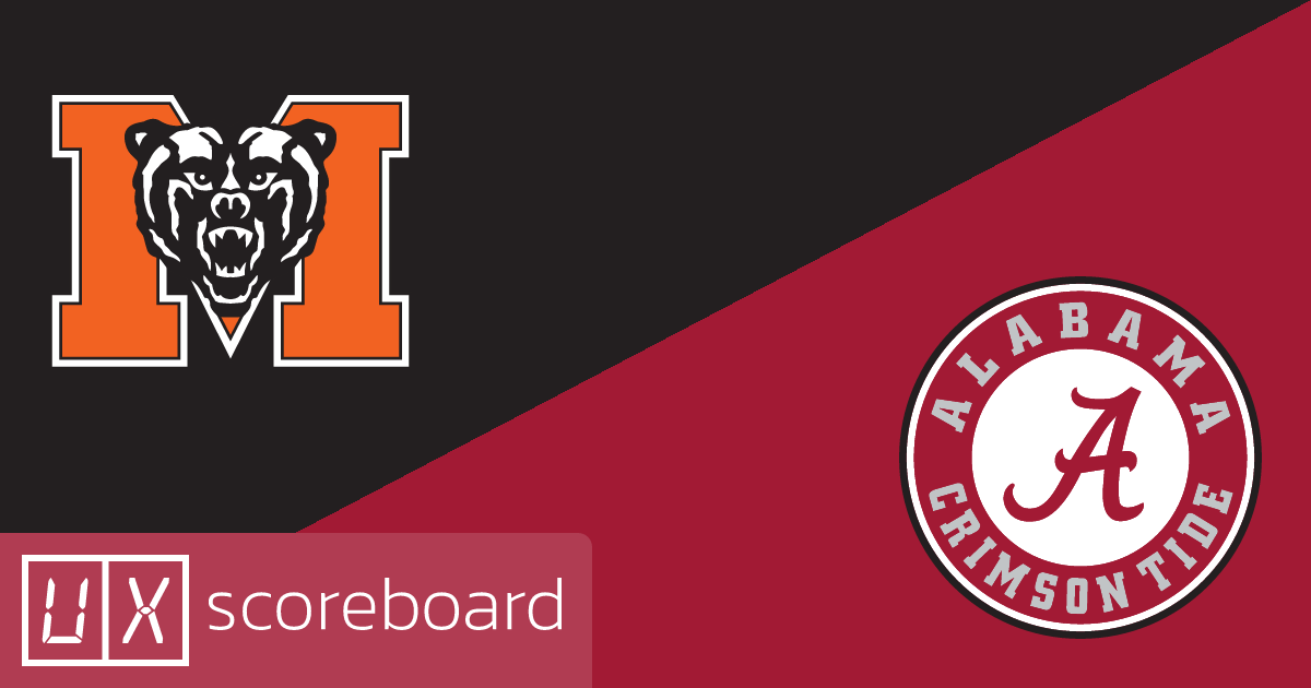 Mercer Bears vs Alabama Crimson Tide game highlights