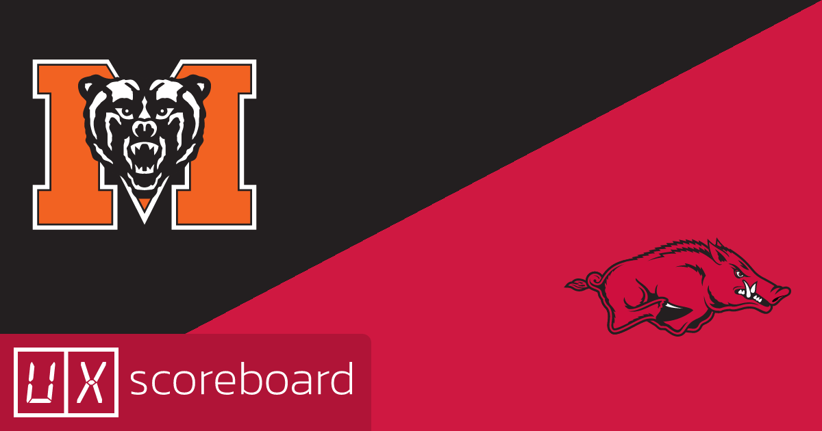 Mercer Bears vs Arkansas Razorbacks game highlights