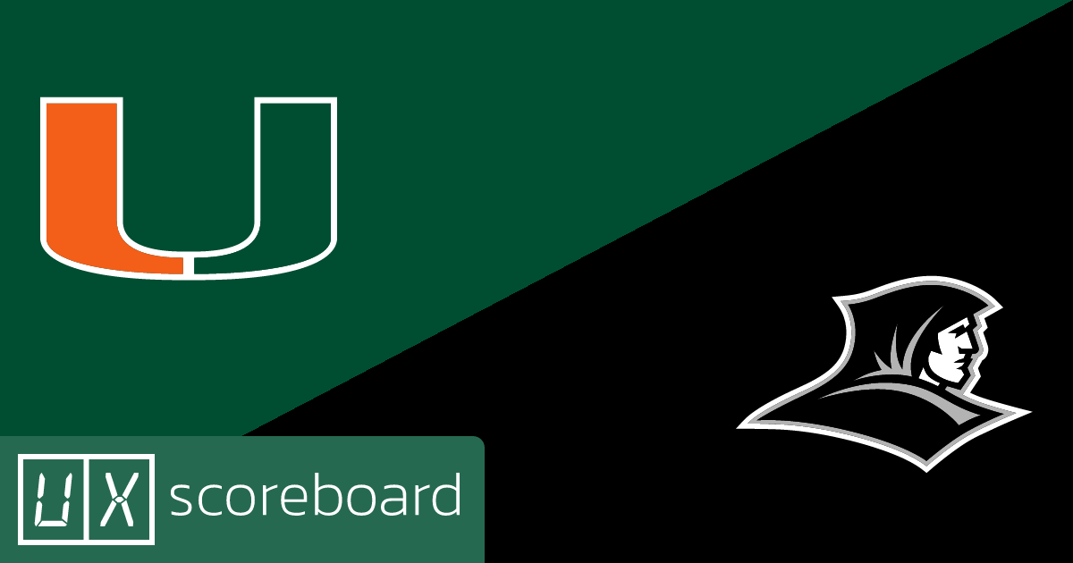 Miami Hurricanes vs Providence Friars game highlights