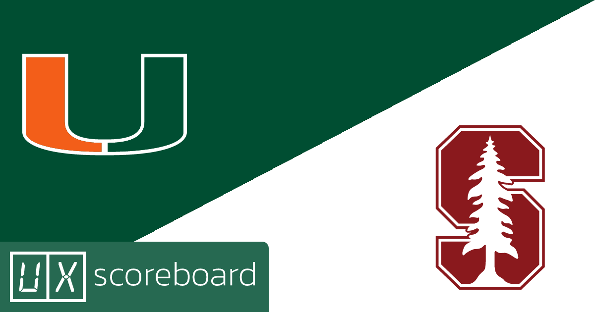 Miami Hurricanes vs Stanford Cardinal game highlights