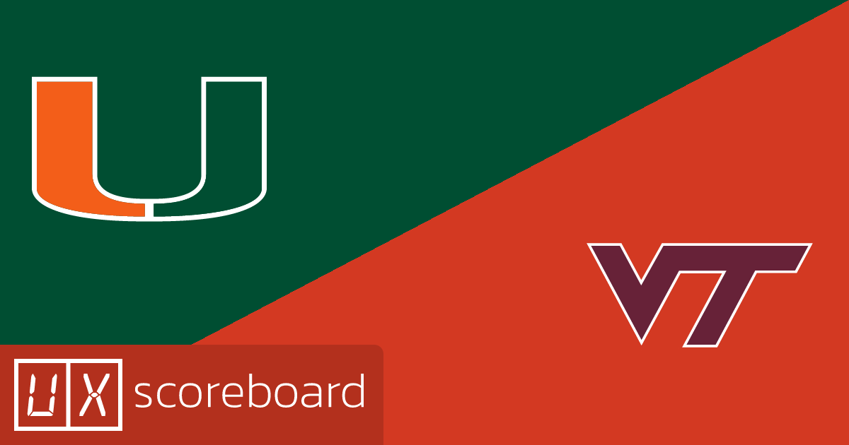 Miami Hurricanes vs Virginia Tech Hokies game highlights