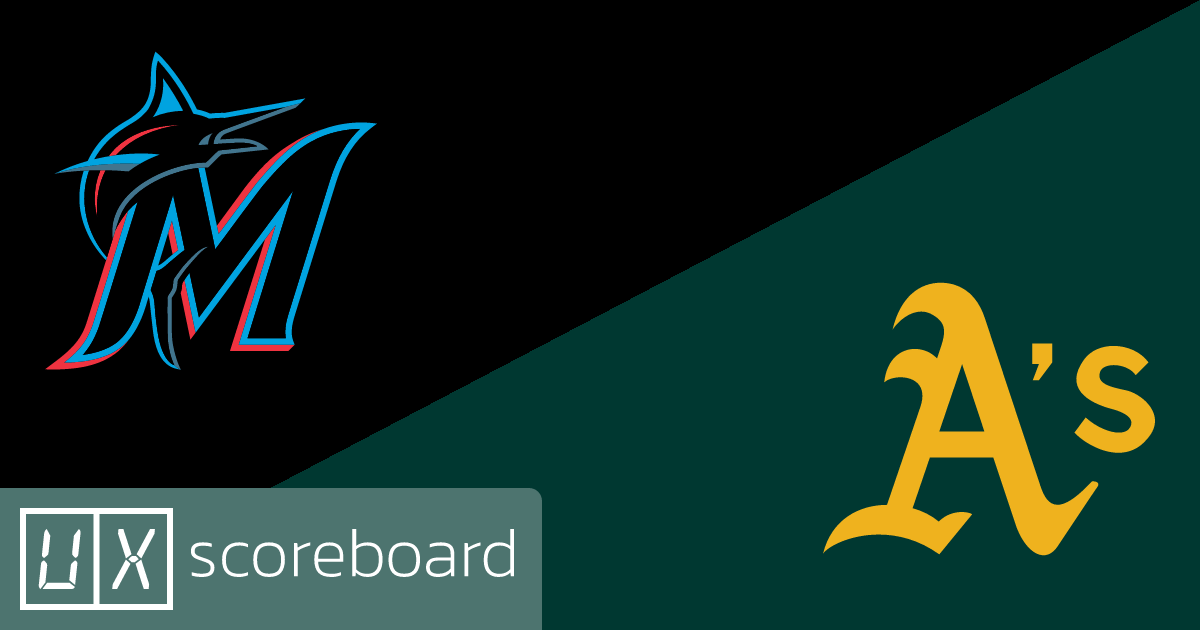 Miami Marlins vs Athletics game highlights