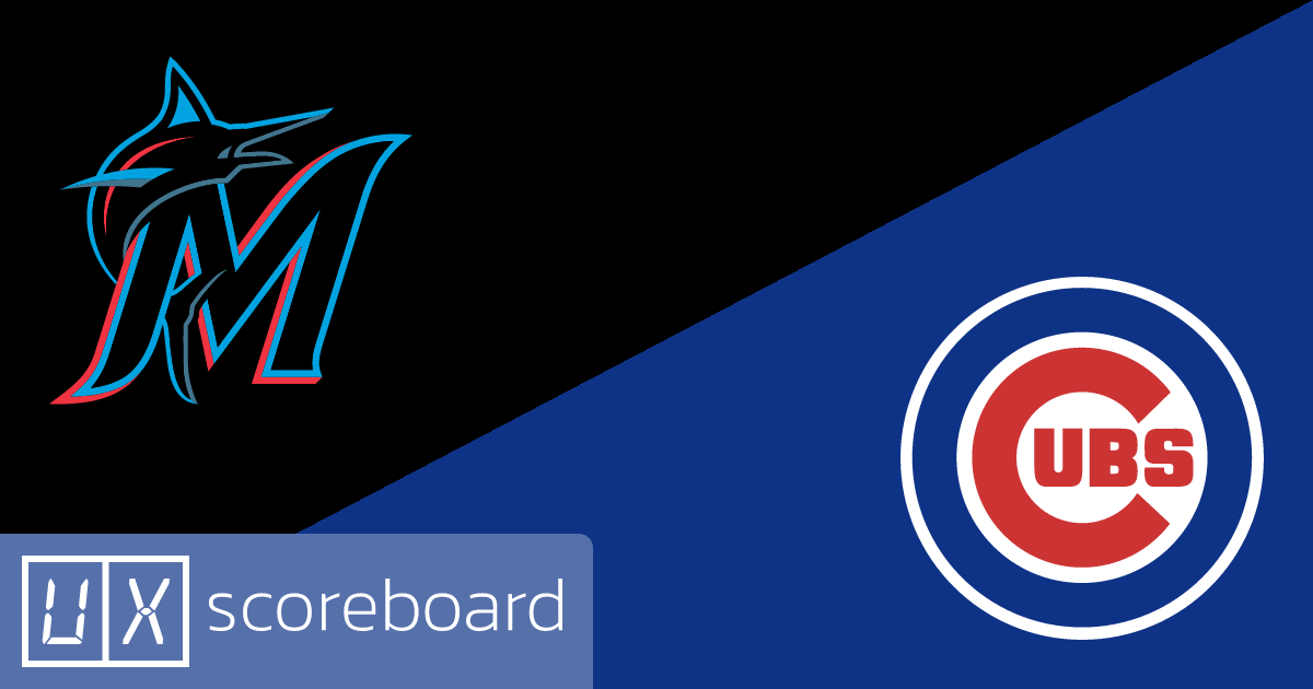 Miami Marlins vs Chicago Cubs game highlights