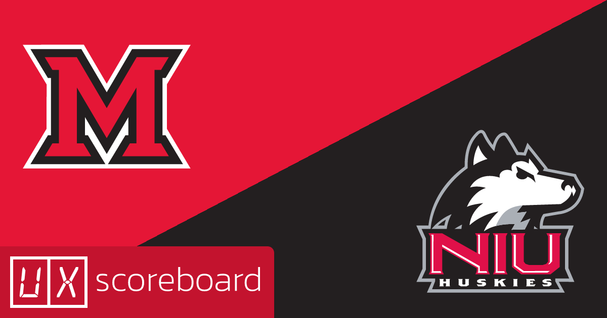 Miami (OH) Redhawks vs Northern Illinois Huskies game highlights