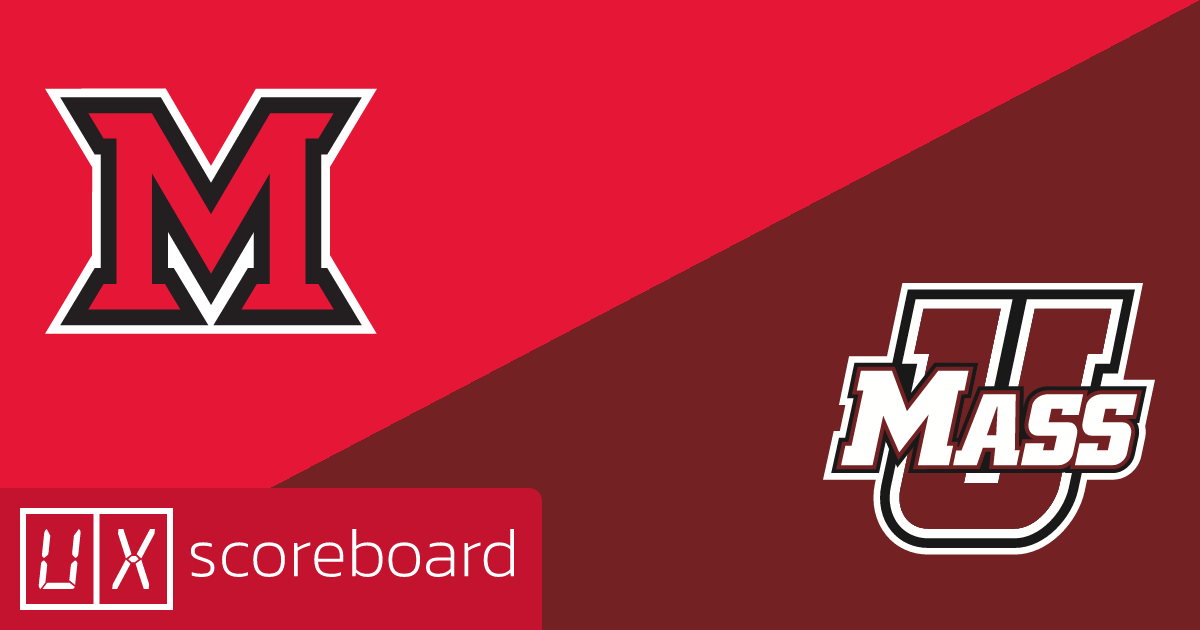 Miami (OH) Redhawks vs UMass Minutemen game highlights