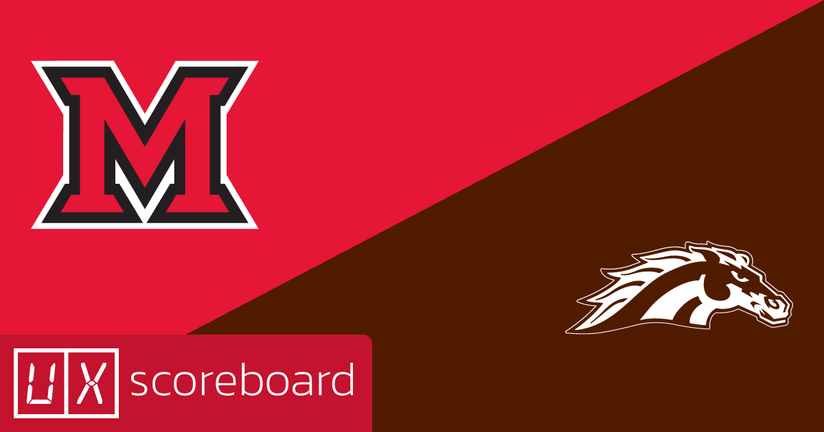 Miami (OH) Redhawks vs Western Michigan Broncos game highlights