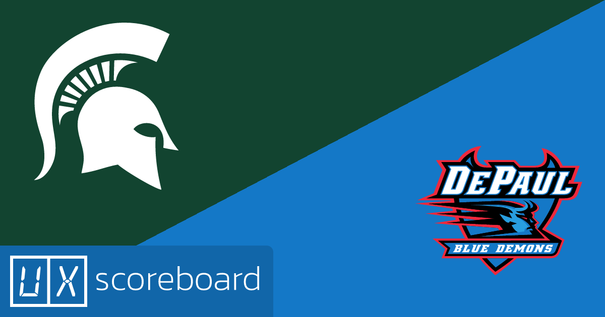 Michigan State Spartans vs DePaul Blue Demons game highlights