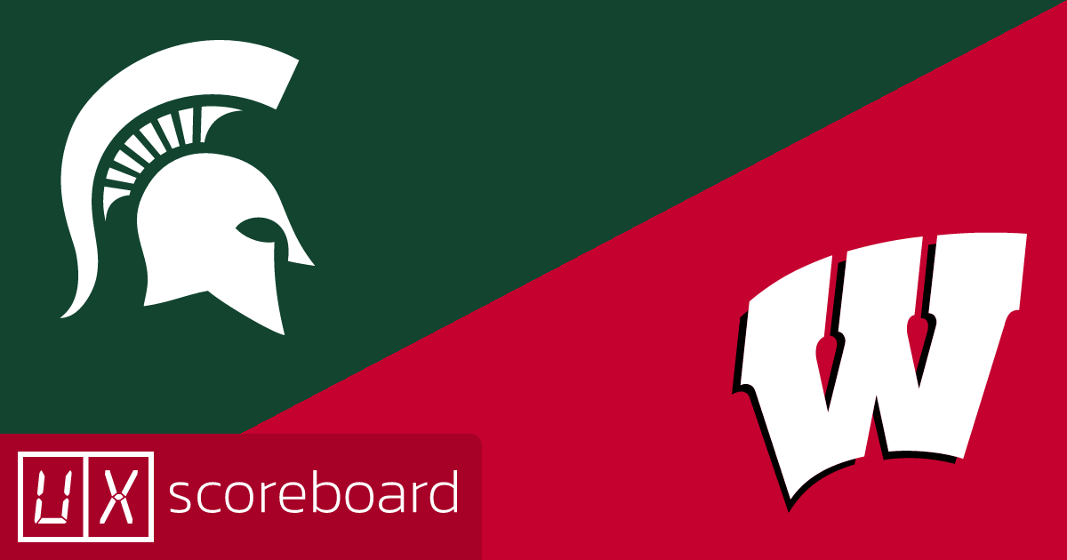Michigan State Spartans vs Wisconsin Badgers game highlights
