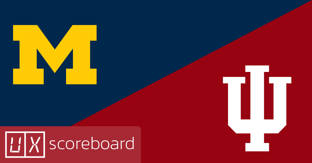 Michigan Wolverines vs Indiana Hoosiers game highlights