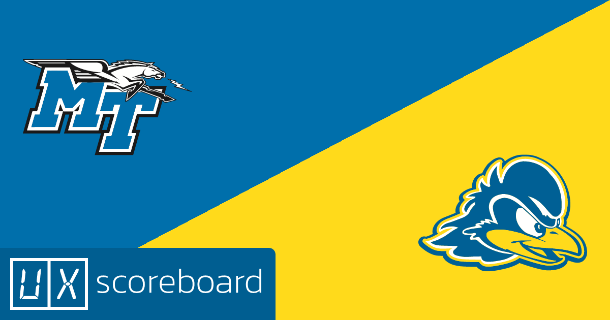 Middle Tennessee Blue Raiders vs Delaware Blue Hens game highlights