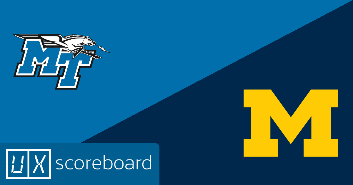 Middle Tennessee Blue Raiders vs Michigan Wolverines game highlights
