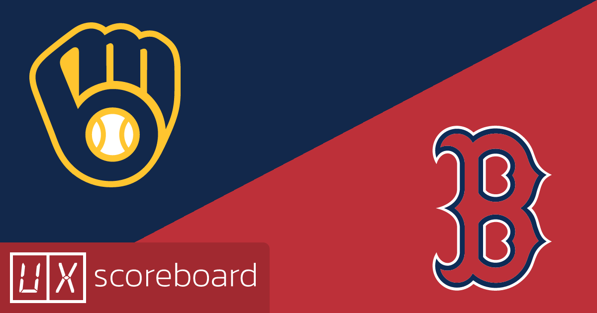 Milwaukee Brewers vs Boston Red Sox game highlights