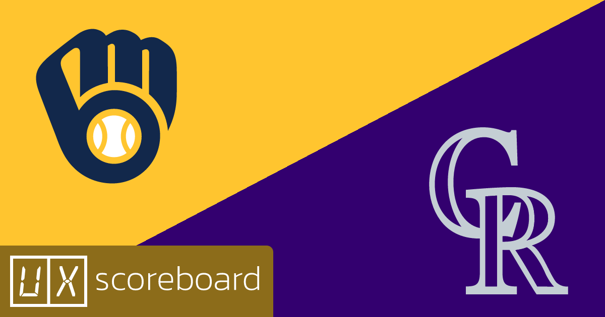 Milwaukee Brewers vs Colorado Rockies game highlights