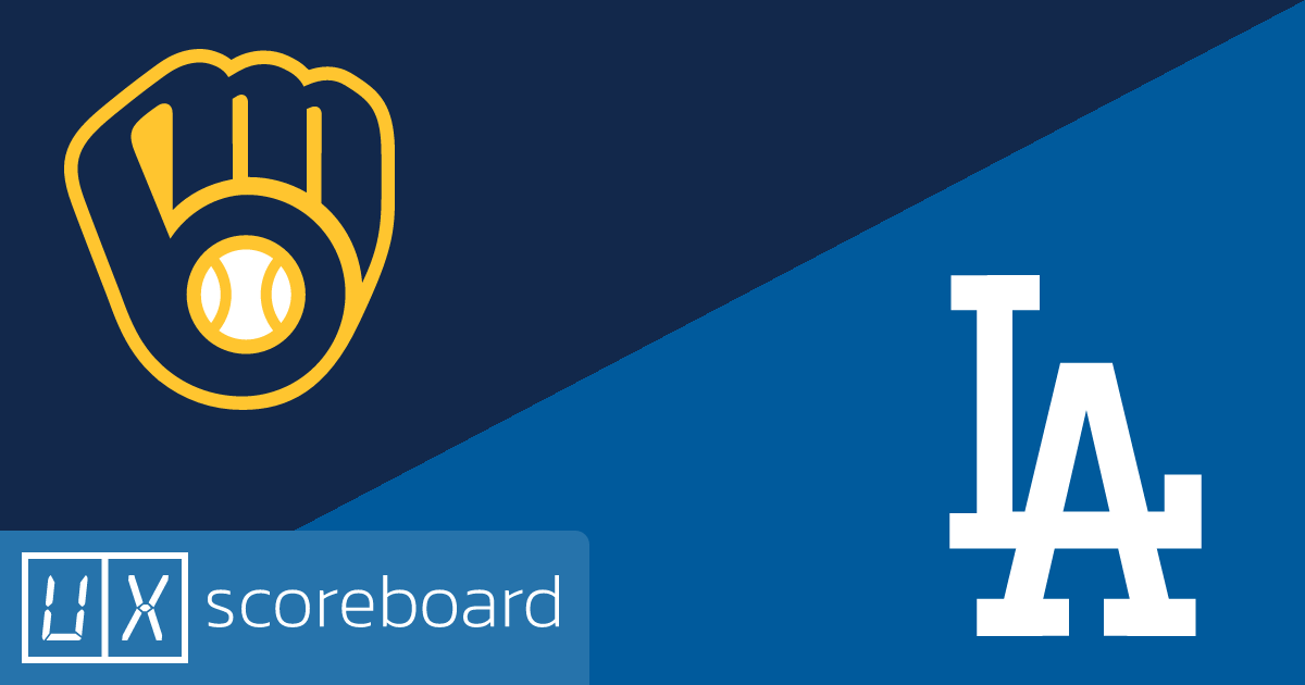 Milwaukee Brewers vs Los Angeles Dodgers game highlights