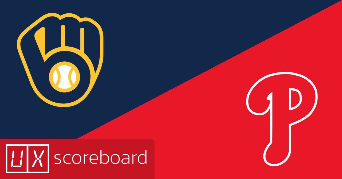 Milwaukee Brewers vs Philadelphia Phillies game highlights