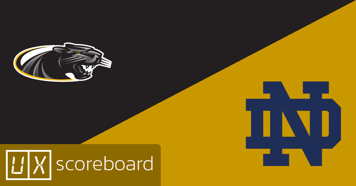 Milwaukee Panthers vs Notre Dame Fighting Irish game highlights