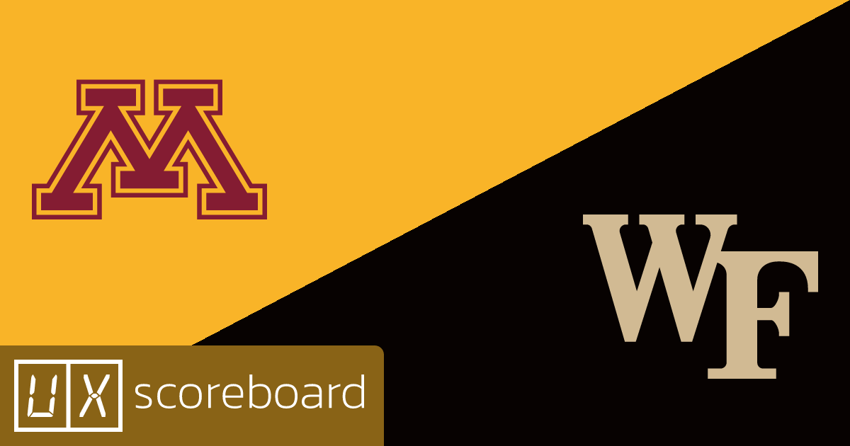 Minnesota Golden Gophers vs Wake Forest Demon Deacons game highlights