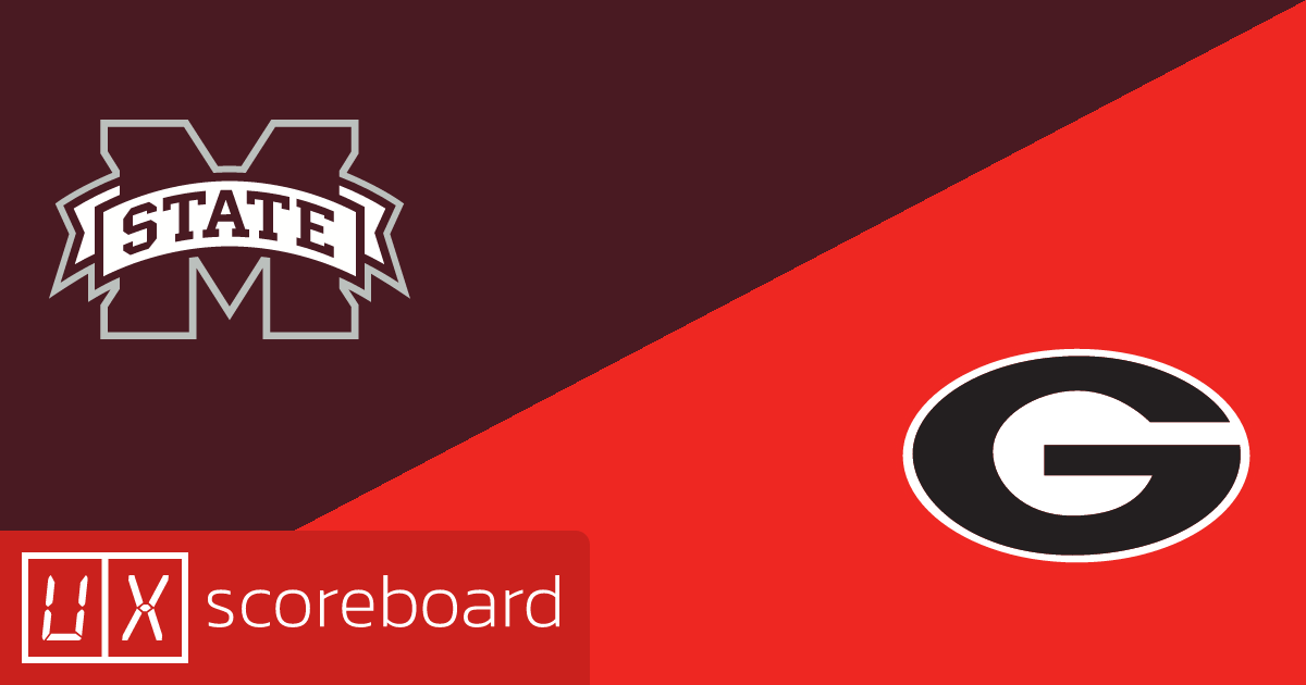 Mississippi State Bulldogs vs Georgia Bulldogs game highlights