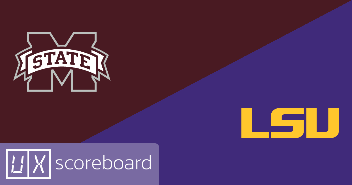 Mississippi State Bulldogs vs LSU Tigers game highlights