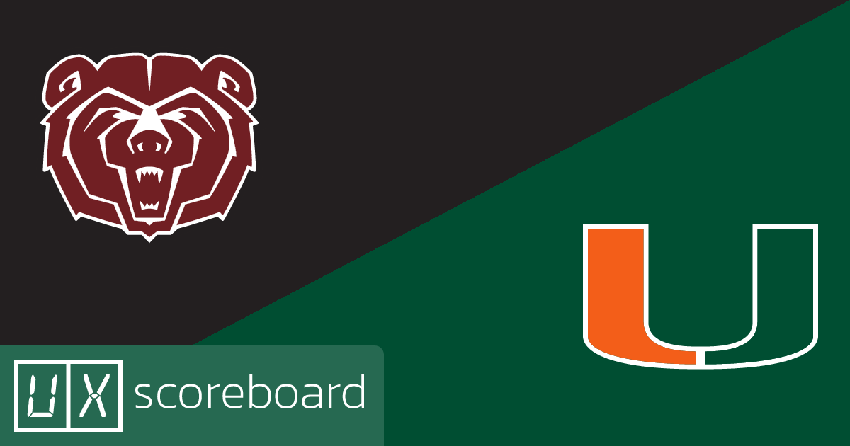 Missouri State Bears vs Miami Hurricanes game highlights