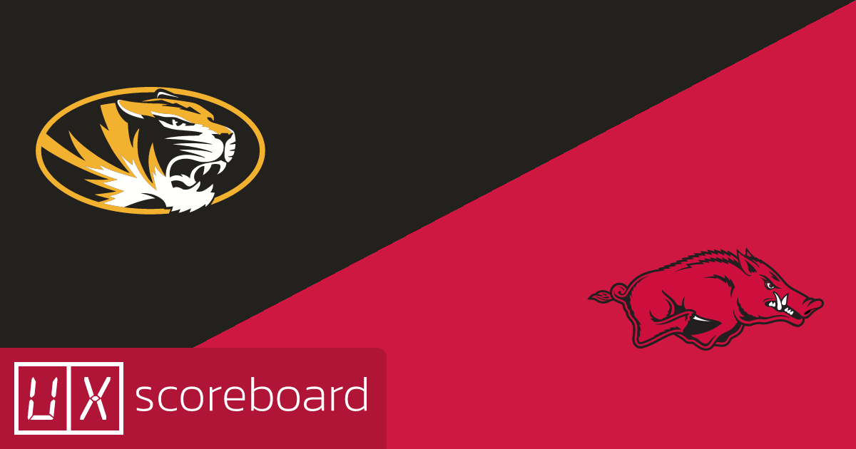 Missouri Tigers vs Arkansas Razorbacks game highlights