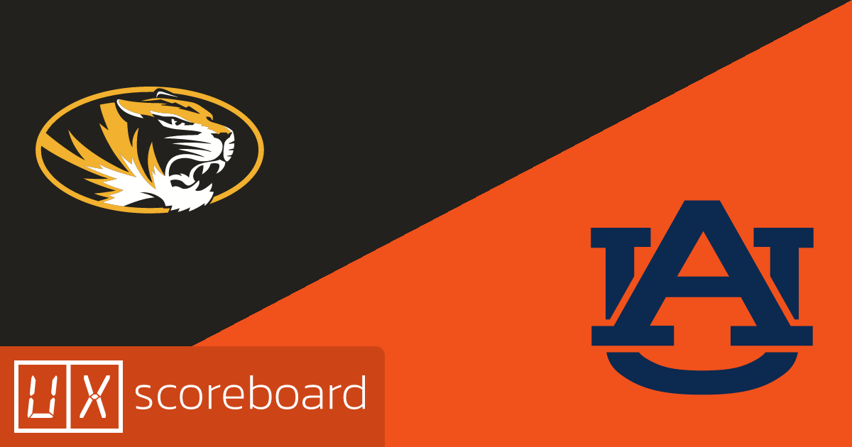Missouri Tigers vs Auburn Tigers game highlights