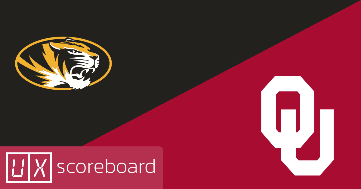 Missouri Tigers vs Oklahoma Sooners game highlights