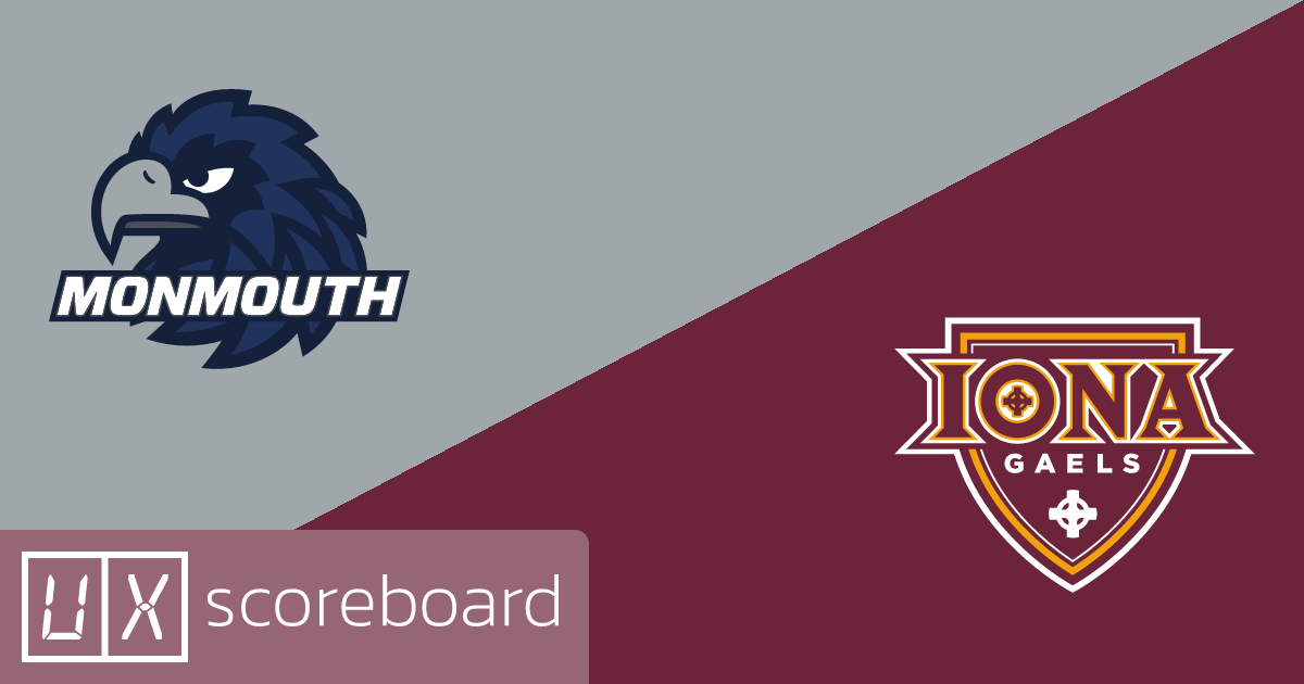 Monmouth Hawks vs Iona Gaels game highlights