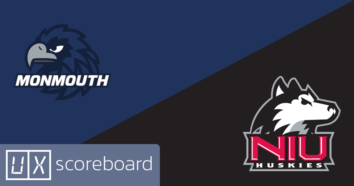 Monmouth Hawks vs Northern Illinois Huskies game highlights