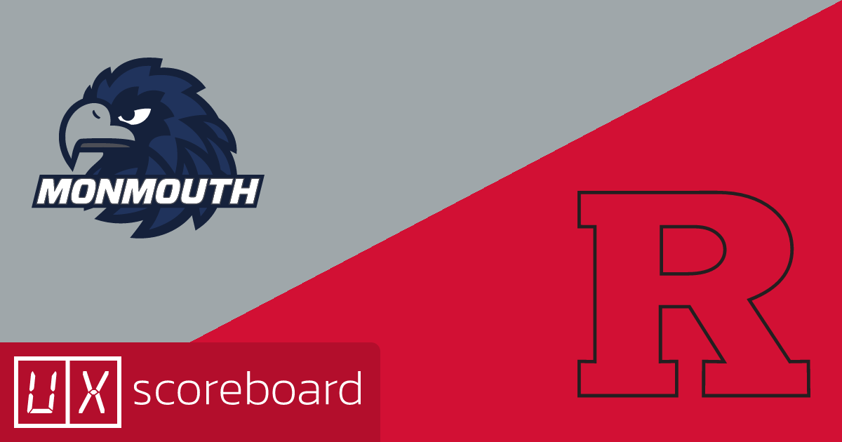 Monmouth Hawks vs Rutgers Scarlet Knights game highlights