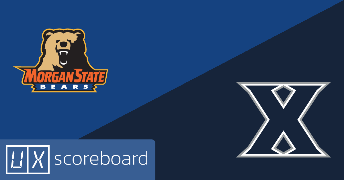 Morgan State Bears vs Xavier Musketeers game highlights
