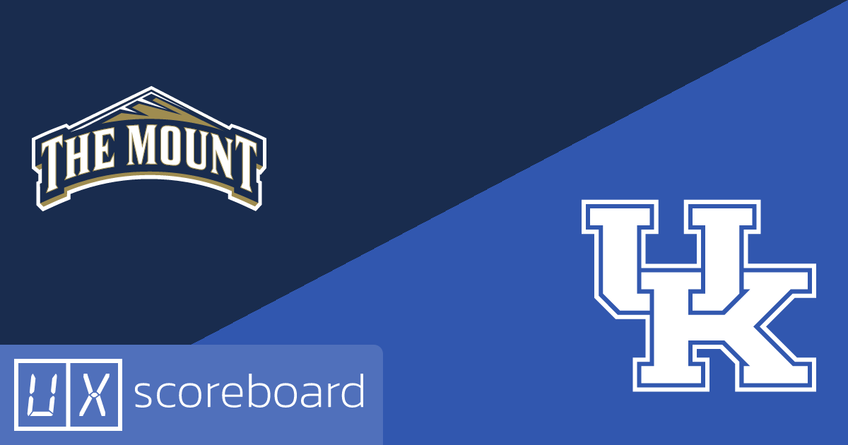 Mount St. Mary's Mountaineers vs Kentucky Wildcats game highlights