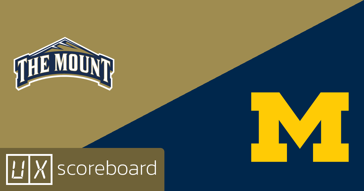 Mount St. Mary's Mountaineers vs Michigan Wolverines game highlights