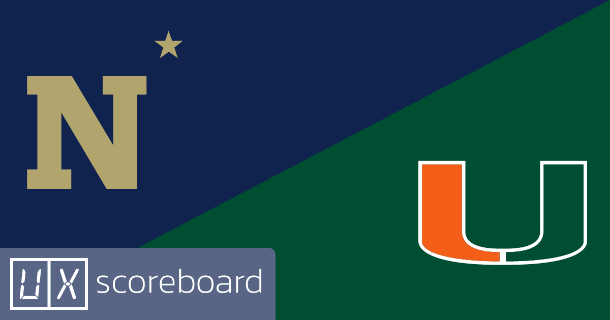 Navy Midshipmen vs Miami Hurricanes game highlights