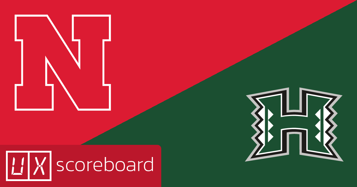 Nebraska Cornhuskers vs Hawai'i Rainbow Warriors game highlights