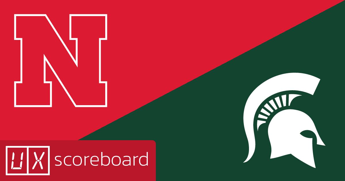 Nebraska Cornhuskers vs Michigan State Spartans game highlights
