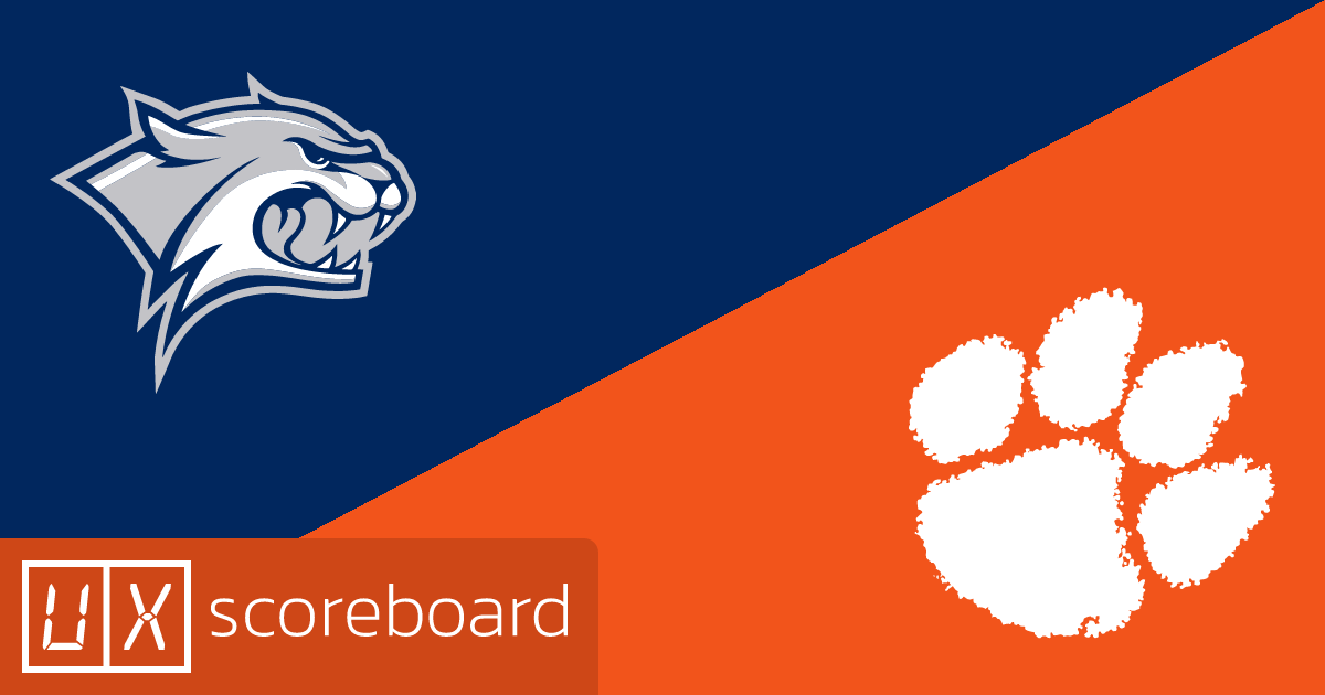 New Hampshire Wildcats vs Clemson Tigers game highlights