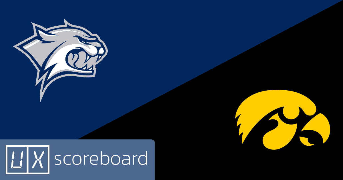 New Hampshire Wildcats vs Iowa Hawkeyes game highlights