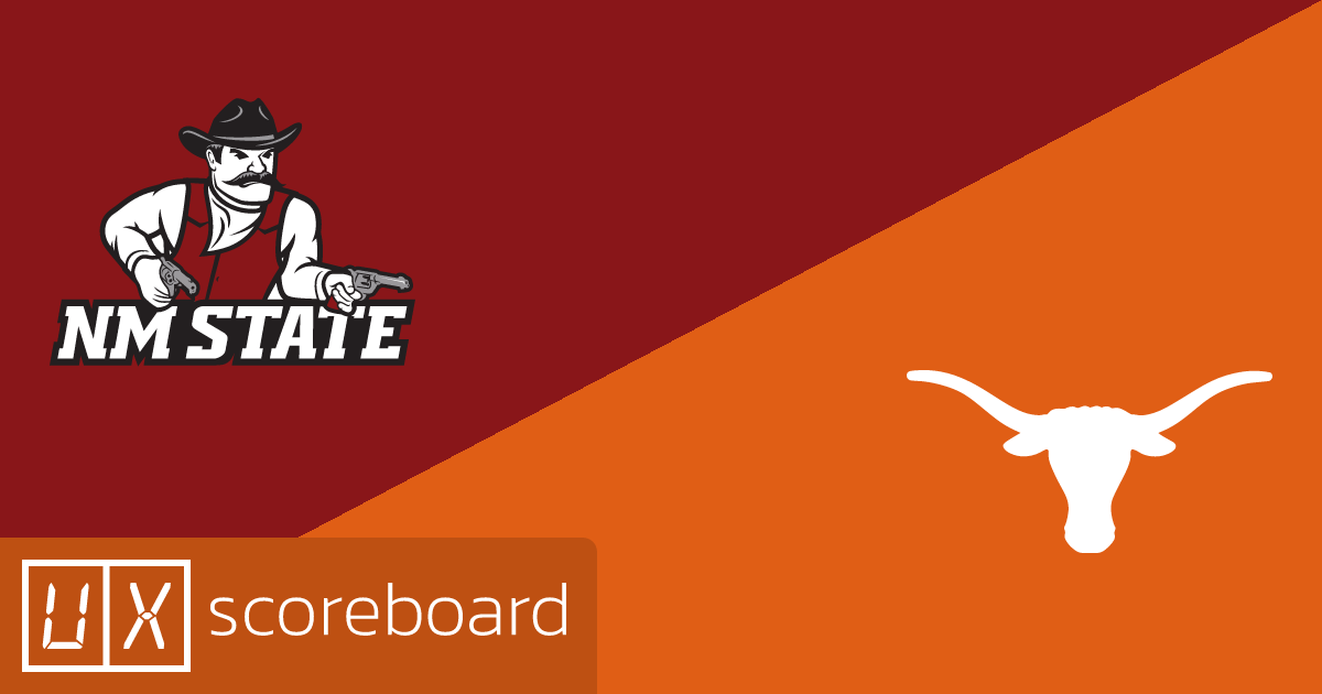 New Mexico State Aggies vs Texas Longhorns game highlights