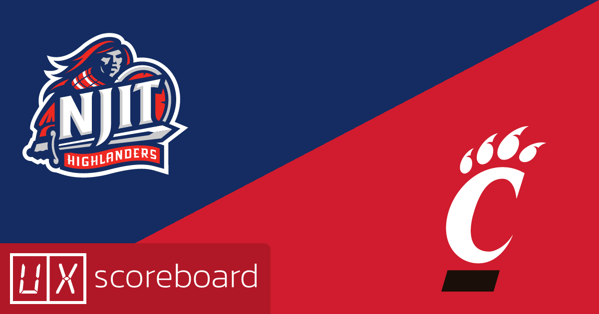NJIT Highlanders vs Cincinnati Bearcats game highlights