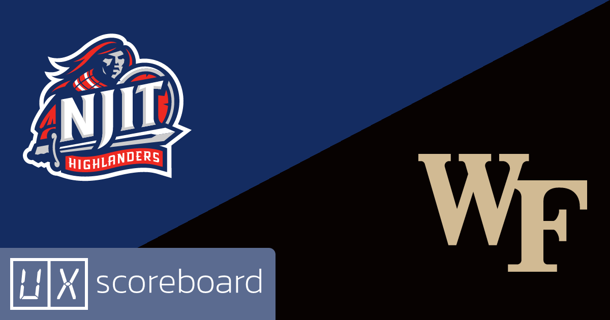 NJIT Highlanders vs Wake Forest Demon Deacons game highlights
