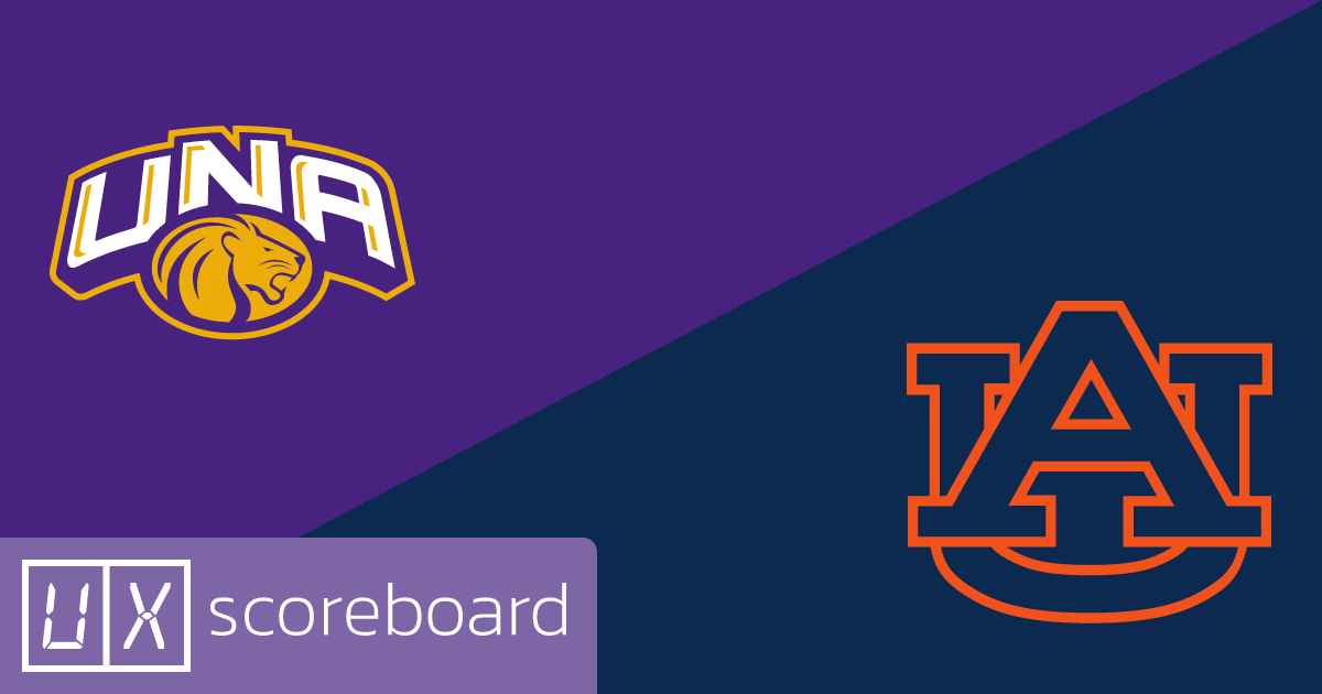 North Alabama Lions vs Auburn Tigers game highlights