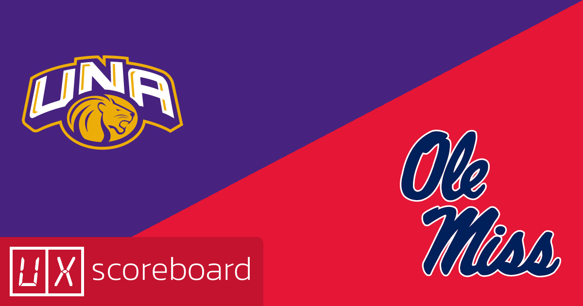 North Alabama Lions vs Ole Miss Rebels game highlights