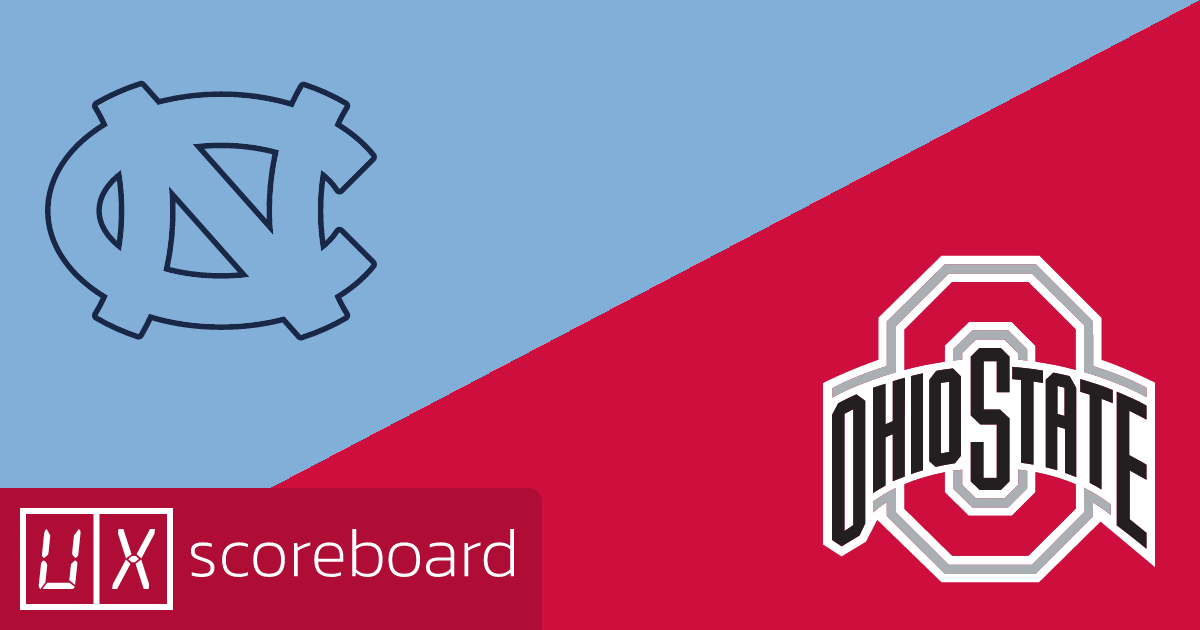 North Carolina Tar Heels vs Ohio State Buckeyes game highlights